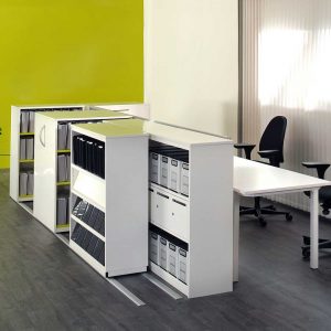 Bespoke office storage by Rackline